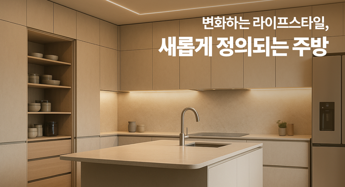 변화하는 라이프스타일, 새롭게 정의되는 주방