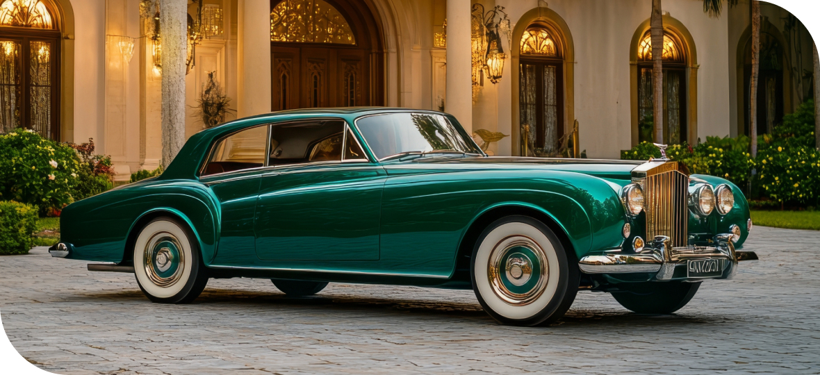 옛 자동차 사진