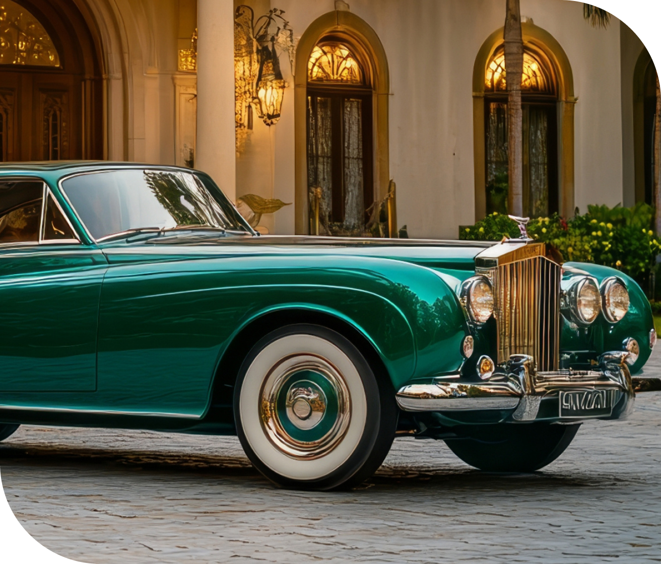 옛 자동차 사진