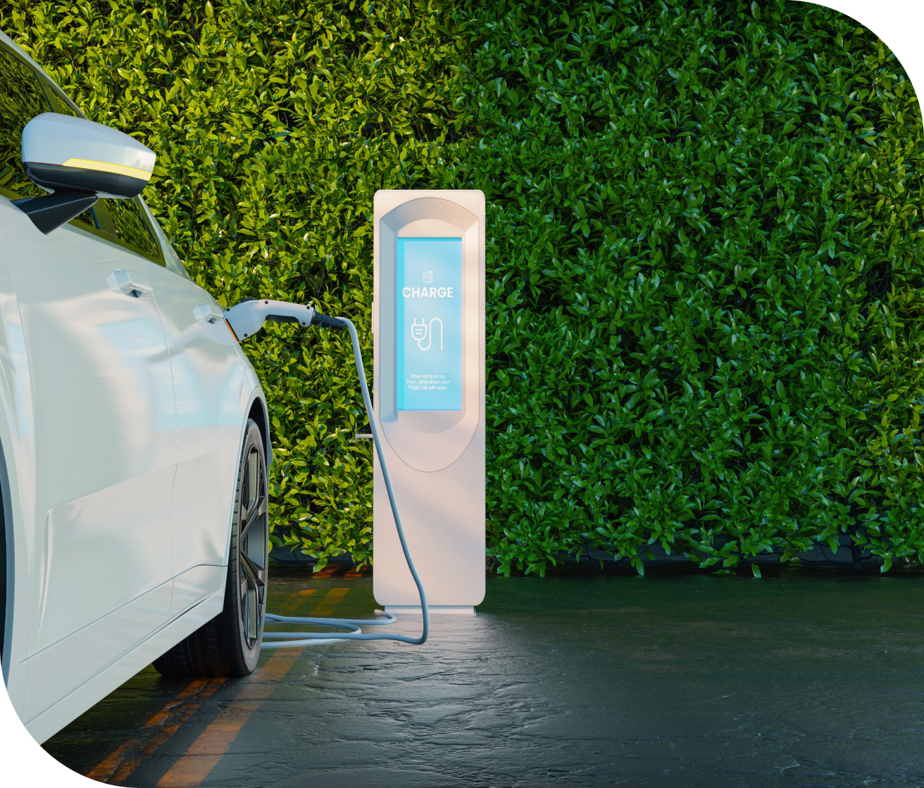 전기차 충전 사진