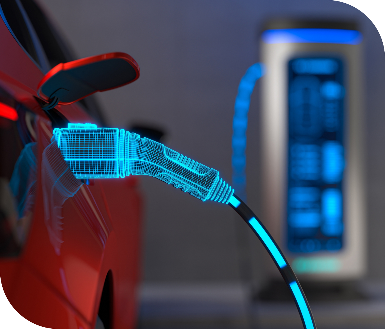 전기차 충전 사진