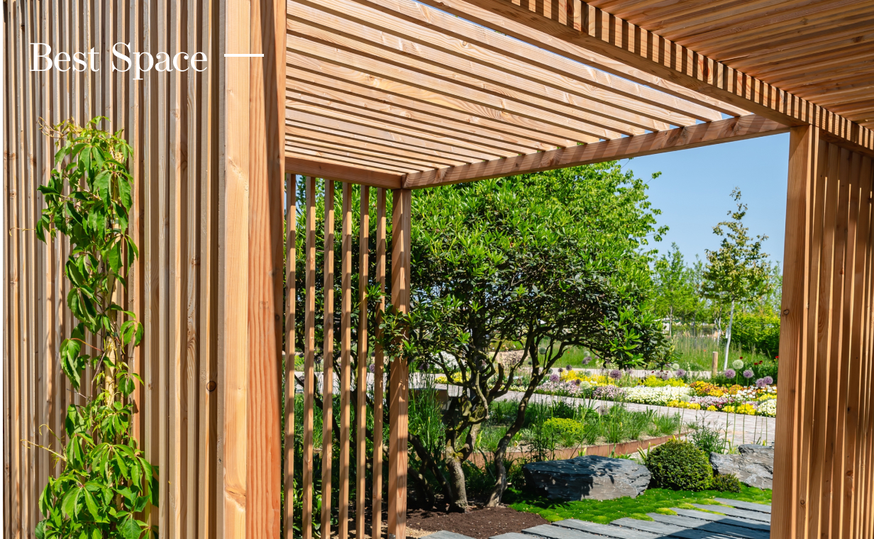 외부 목재 가구 사진